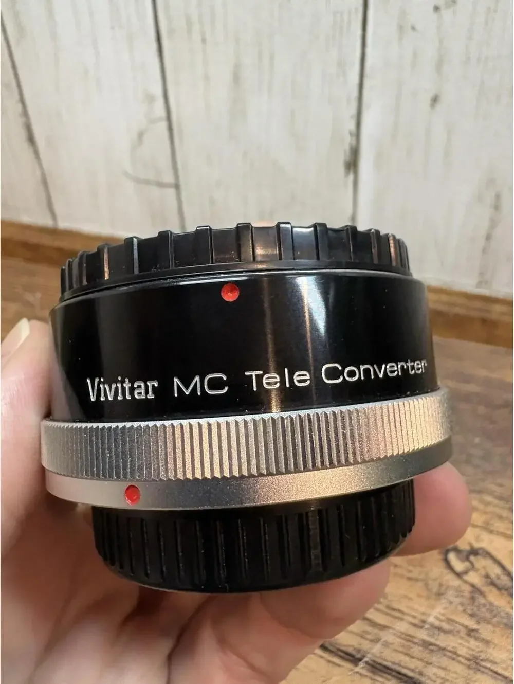 Canon Vivitar MC Tele Converter Lens 2X-4 FL-FD Made in Japan Case/Manual